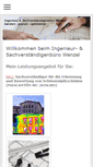 Mobile Screenshot of isb-wenzel.de