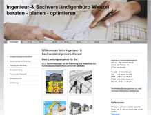 Tablet Screenshot of isb-wenzel.de